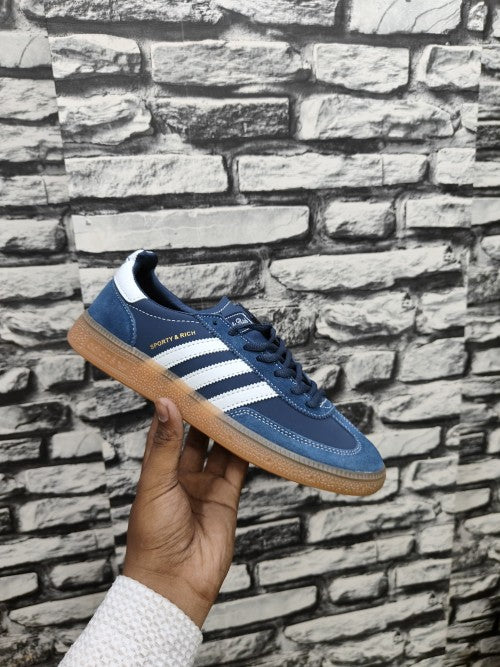Adida_ss x Sporty Rich Handball Spezial suede Navy 107