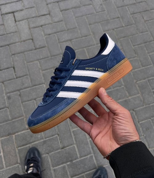 Adida_ss x Sporty Rich Handball Spezial suede Navy 107