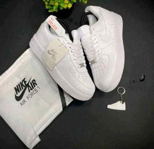 Nikee Airforce 1 White Pure Leather Ua Quality womens
