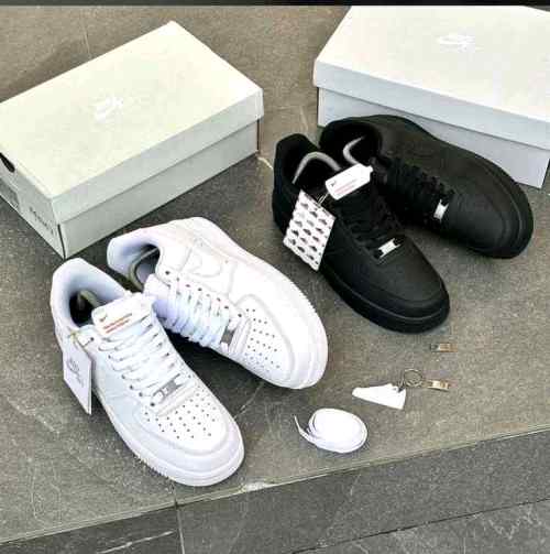 Nikee Airforce 1 White Pure Leather Ua Quality womens