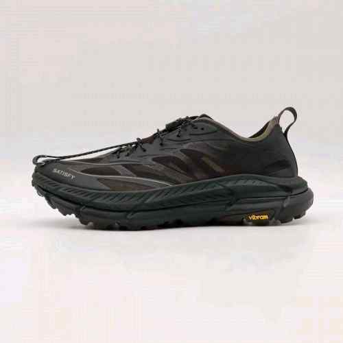 Hoka X Satisfy One Mafate Speed 4 Lite Coffee