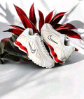 nikee Shox R4 White Red Phantom