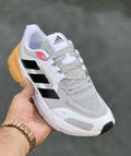 adistar running grey one carbon flash orange