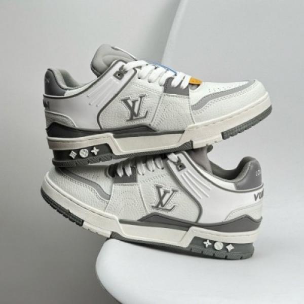 Louis_ Vuitton Trainer Grey White 462