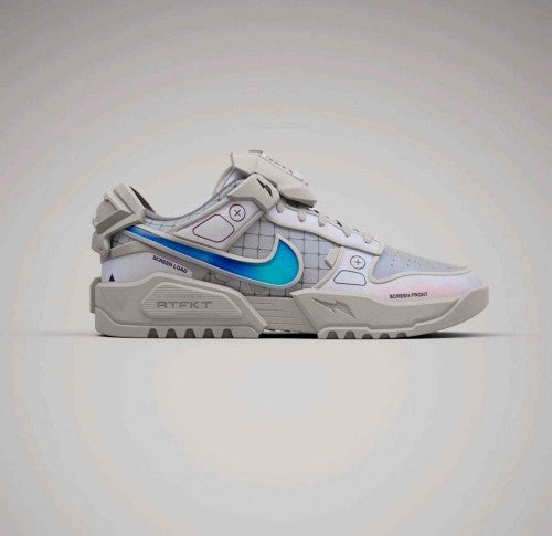 RTFKT X Nikee Dunk Genesis Grey Blue