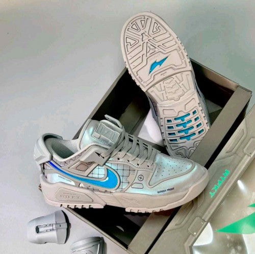 RTFKT X Nikee Dunk Genesis Grey Blue