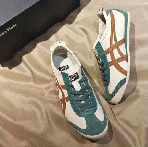 Onitsukaa Tiger Mexico 66 Green Cream Brown