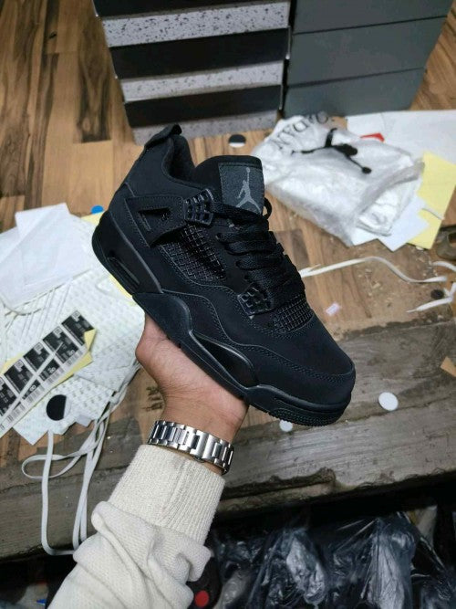 Nikee Air Jordan Retro 4 Black Cat Semi UA