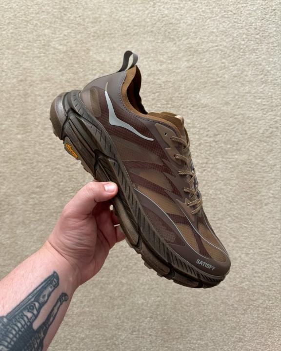 Hoka x Satisfy Mafate Speed 4 Lite Rubber
