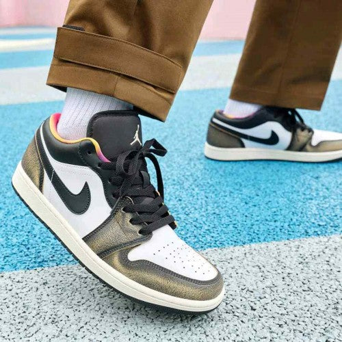 Air jordan 1 Low SE Wear Away Tan yellow