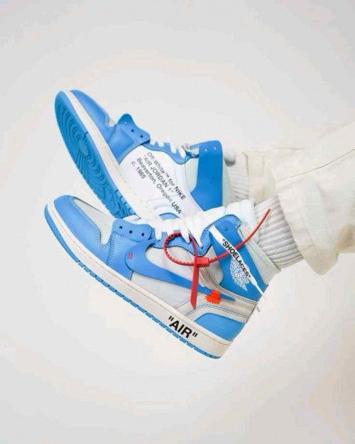 Nikee Off_White X Air Jordan 1 Retro High OG UNC