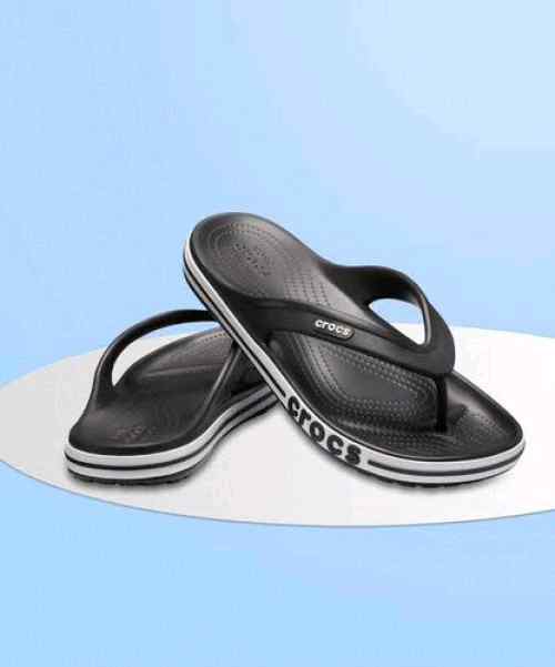 Crocss bayaband flip black pepper legit quality