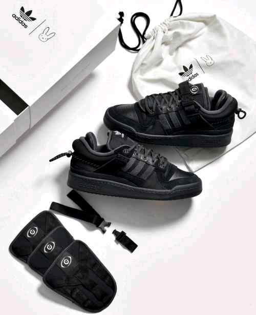 Adidass Forum X Bad Bunny All Black