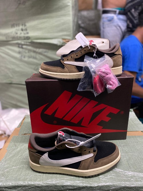 Travis Scott X Air Jordan 1 Low OG Dark Mocha UA quality Fix
