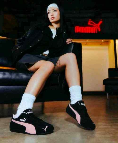 Pumaa Speedcat Black Pink