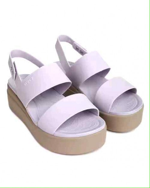 Crocss brooklyn slingback low wedge sandals Mujer