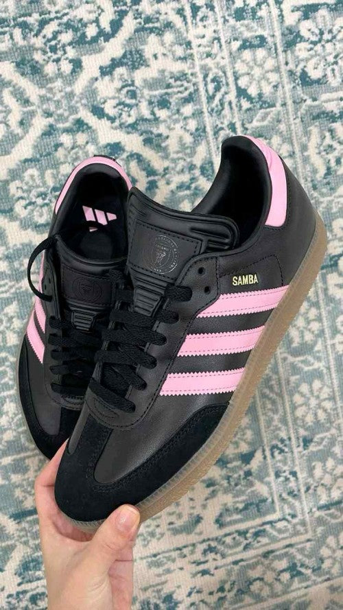 Adidaass Samba Inter Miami Messi Black pink 127