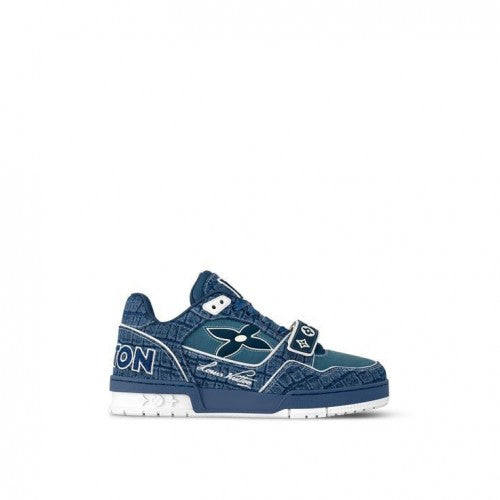 Louis_ Vuitton LV Trainer Sneaker Blue 418