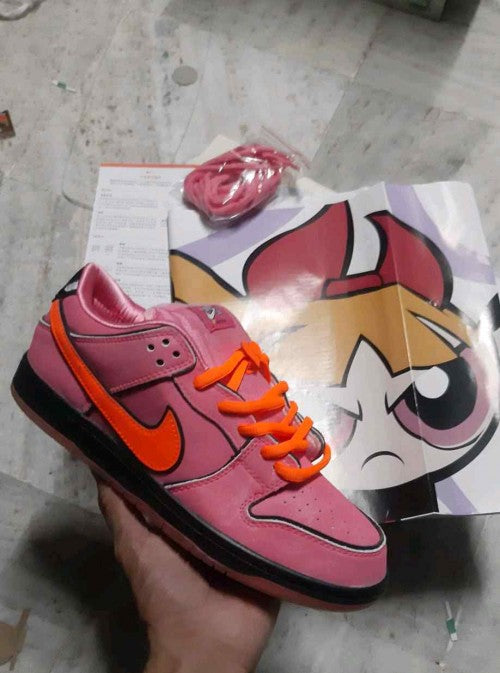 Nikee SB Dunk Blossam Pink PowerPuff