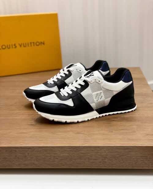 Louis Vuitton LV Leather Calfskin white Black Fix