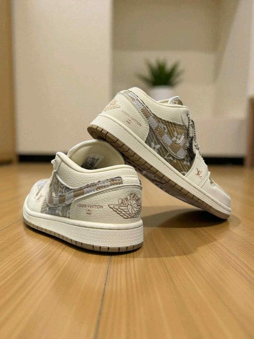 Nikee Air jordan 1 low X Louiss Vuitton Mercy