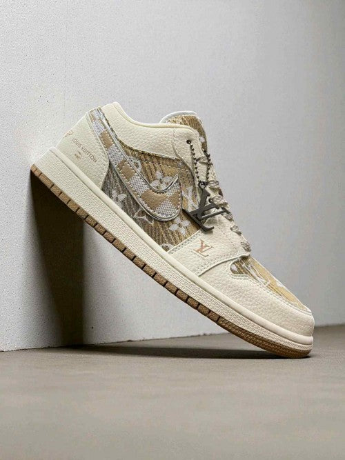 Nikee Air jordan 1 low X Louiss Vuitton Mercy
