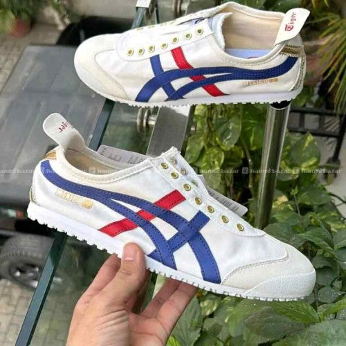 ONITSUKA TIGER MEXICO 66 SLIP ON WHITE BLUE GOLD 413
