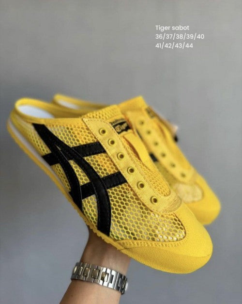 onitsukaa tiger Mexico Half Cut Shoe Sneaker Yellow Blacka