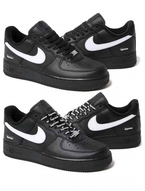 Supreme x Nikee AirForce 1 Low Black White