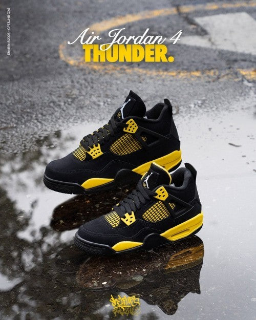 Air Jordan Retro 4 Thunder Yellow Fix