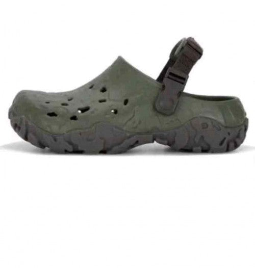 crocss all terrain atlas army green clogs