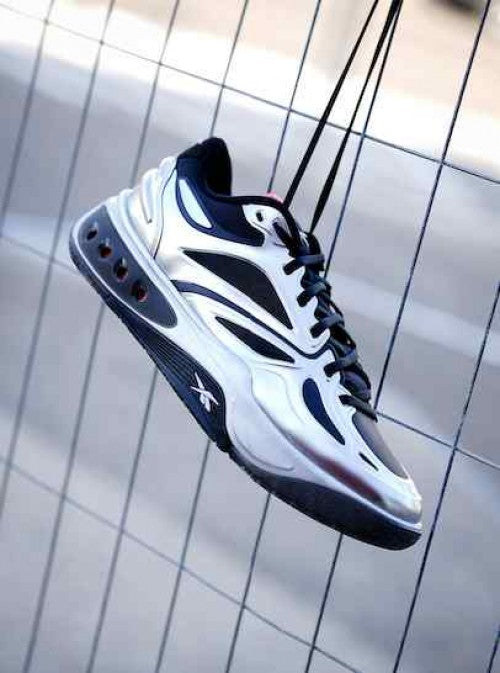 Reebok Engine A Black Silver basketball shoes