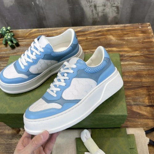 Guccii embossed platform with chunky sneaker Fix