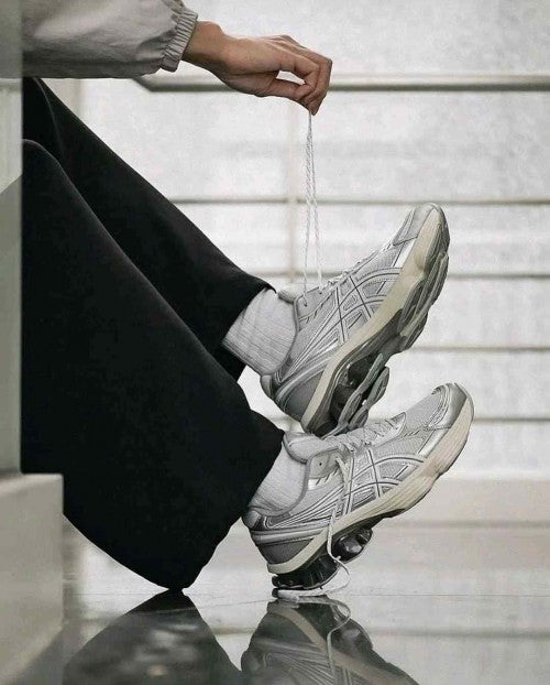 Asicss Gel-Kinetic Fluent White Silver 5043