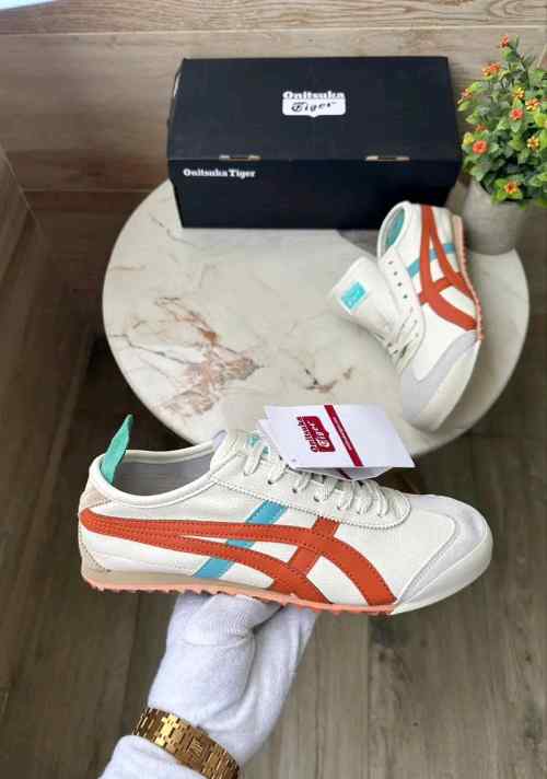 Onitsukaa Tiger Mexico 66 CREAM PIQUANT ORANGE