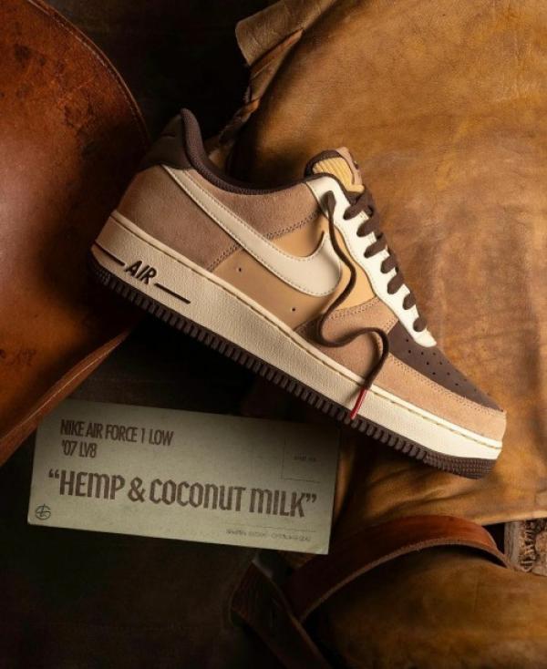 Nik_e Airforce 1 07 lv8 Hemp Coconut Milk Sale