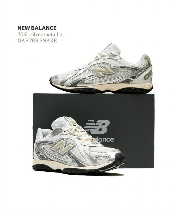 Neww Balance 204L Silver Black Metallic