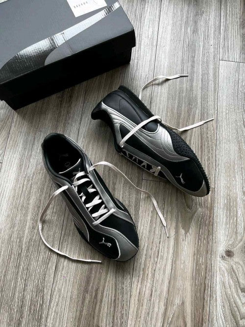 Pumaa Bella V2 Leather Black Aged Silver 403