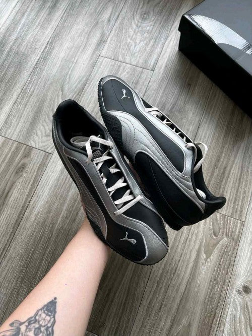 Pumaa Bella V2 Leather Black Aged Silver 403