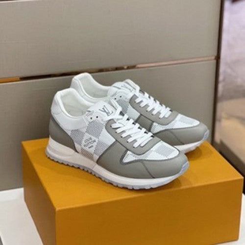 Loui_s Vuitton LV Leather Calfskin White Grey