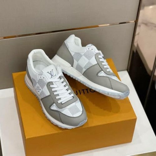 Loui_s Vuitton LV Leather Calfskin White Grey