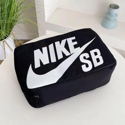 sb dunk black white shoes bag