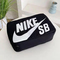 sb dunk black white shoes bag