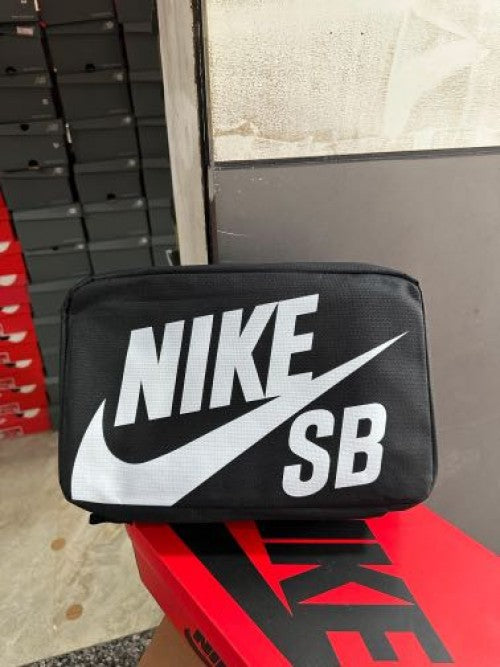 sb dunk black white shoes bag
