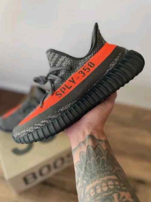 Adidass Yeezy Boost 350 V2 Carbon Beluga Semi Ua Quality With Accessories