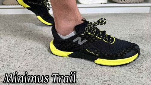 Neww balance Minimus Trail Black Ginger Lemon