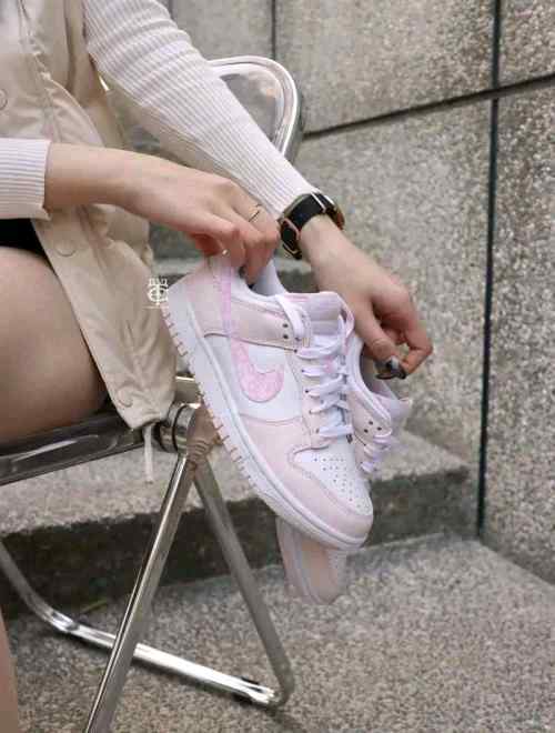 Nikee sb dunk pink pasleiy for womens