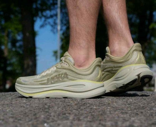 Hoka Bondi 9 Grassland Oyster Mushroom