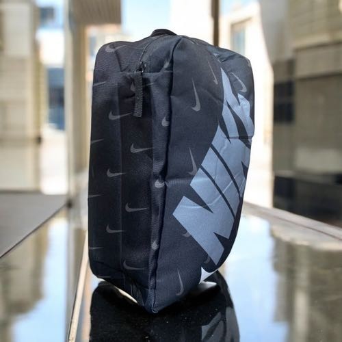 Nikee Black Grey White Shoe Bag