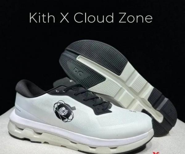 Kith x On Cloudzone White Black